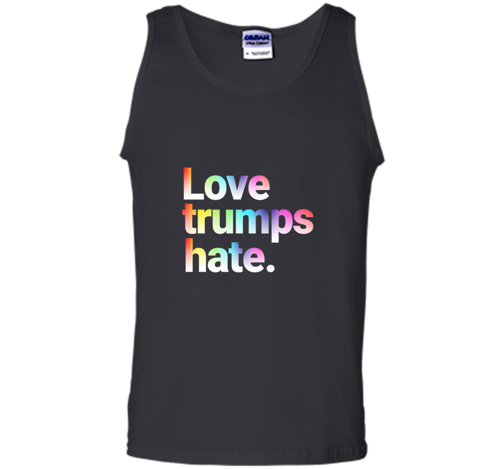 Colorful Love Trumps Hate T Shirt Anti-Trump Sanders