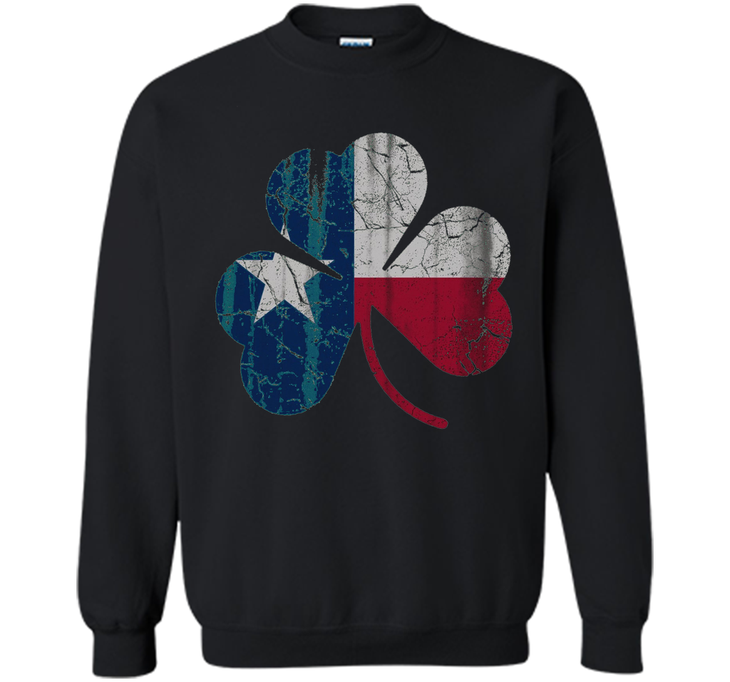 Irish Flag of Texas Shamrock Shirt