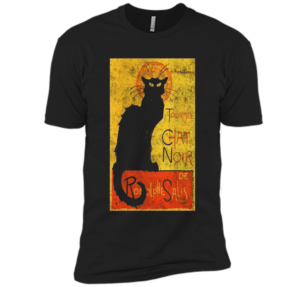 Vintage Tournee du Chat Noir Black Cat Halloween T-Shirt