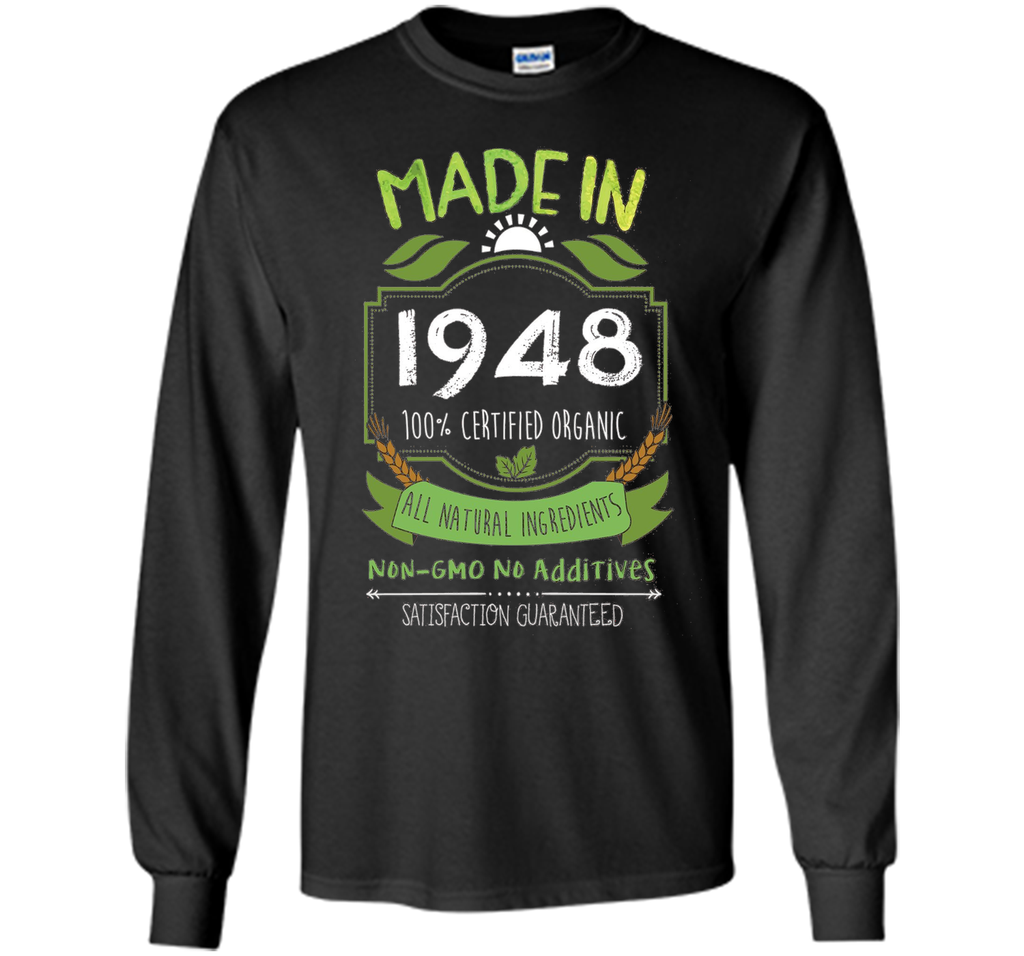 Made In 1948 Organic 68th Birthday 68 Years Old Gift T-Shirt