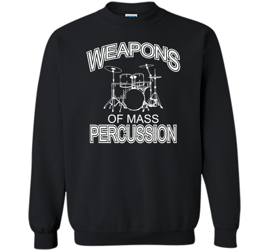Weapons Of Mass Percussion Drummer TShirt Drums Funny