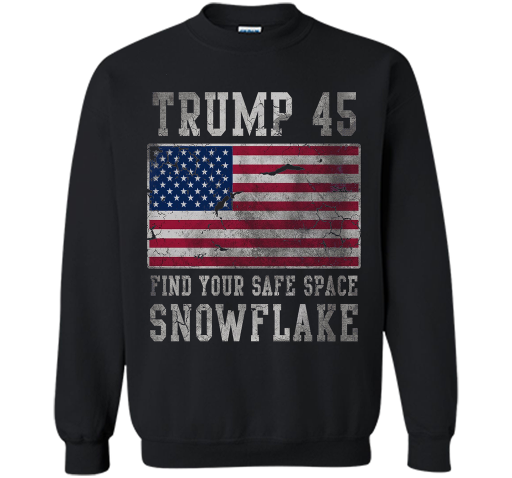 Trump 45 Find Your Safe Space Snowflake Shirt