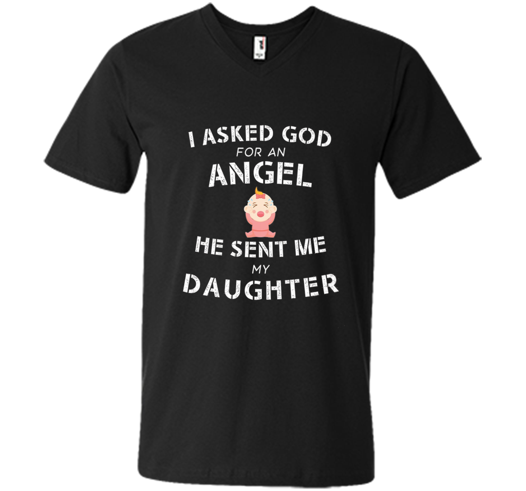 Funny Shirt Fathers Day Gifts From Daughter T Shirt Angel