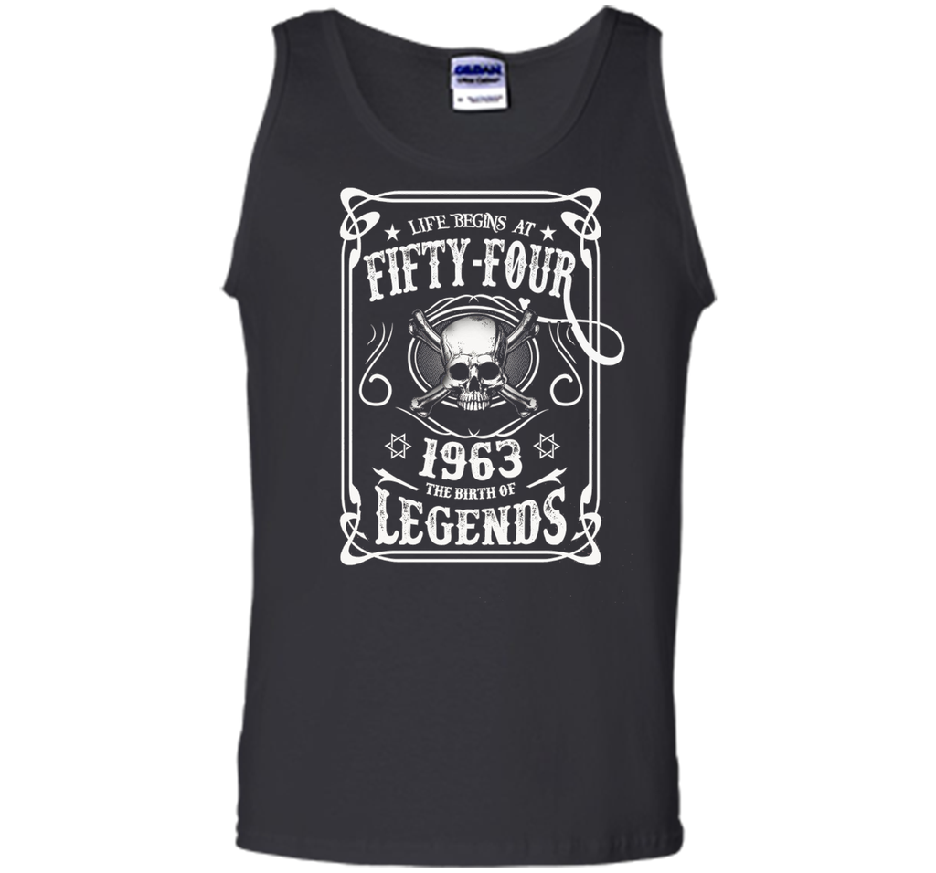 Life begins at 54 - 1963 - the birth of legends (v.2017) t-shirt
