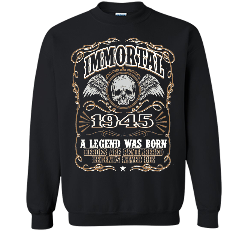 Immortal 1945 T-Shirt. 71st Birthday Gift For Men.