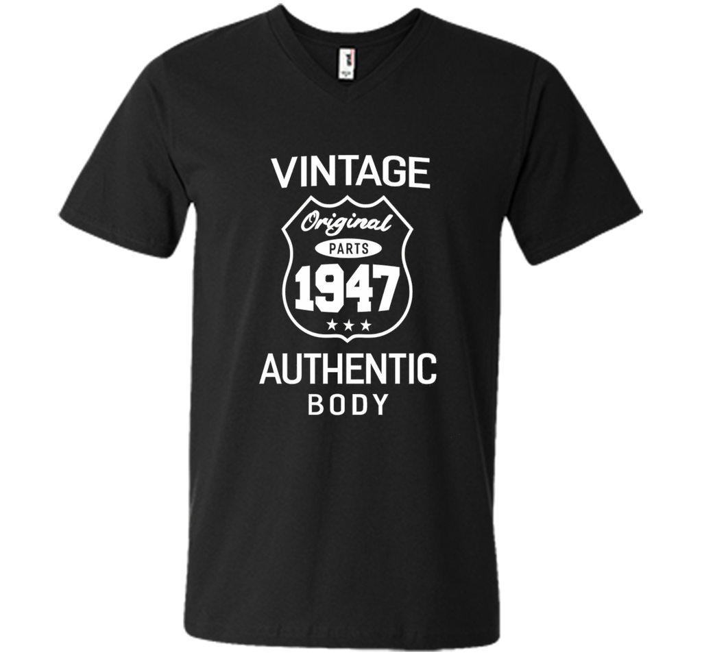 Vintage 1947 Men Birthday Gift T-shirt