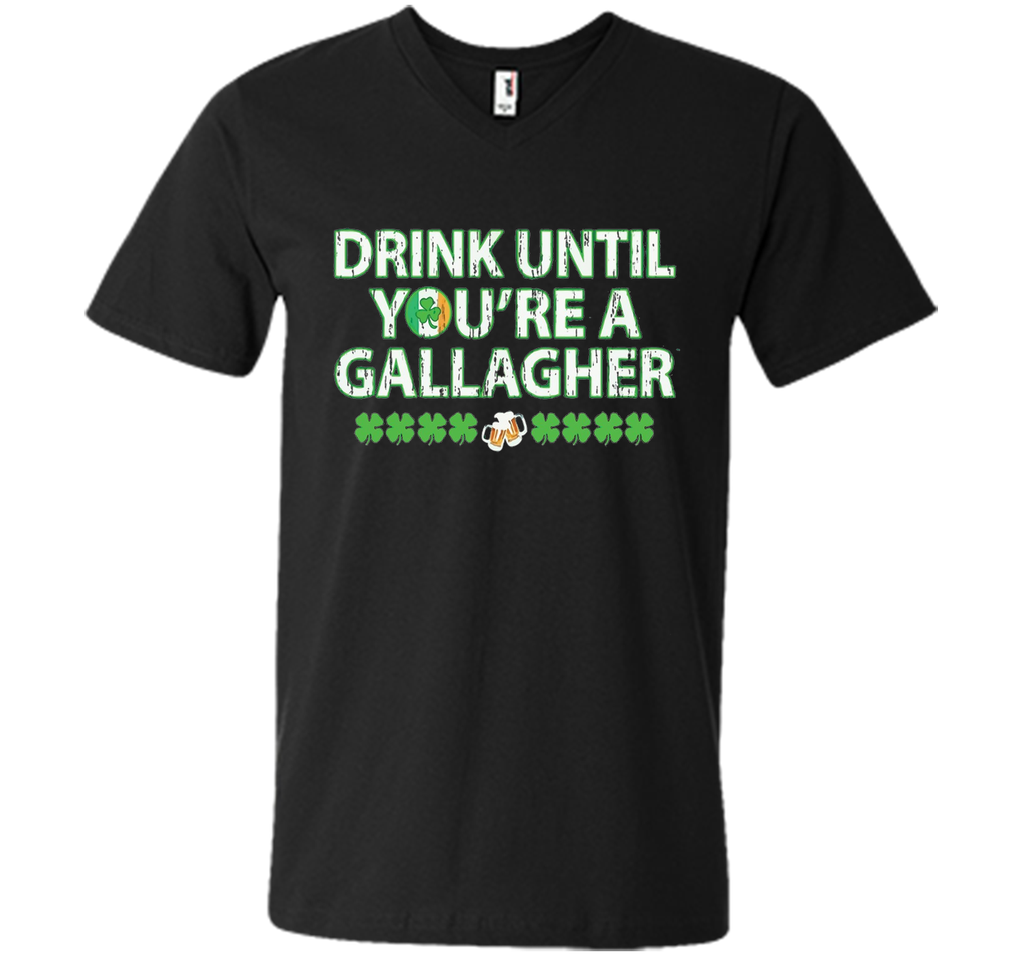 Irish Tshirt - Drink until you're a gallagher T-shirts