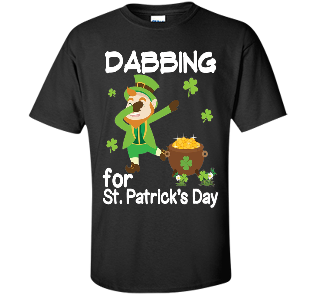 Leprechaun Dab Dabbing for St Patrick Day Pot of Gold Tshirt