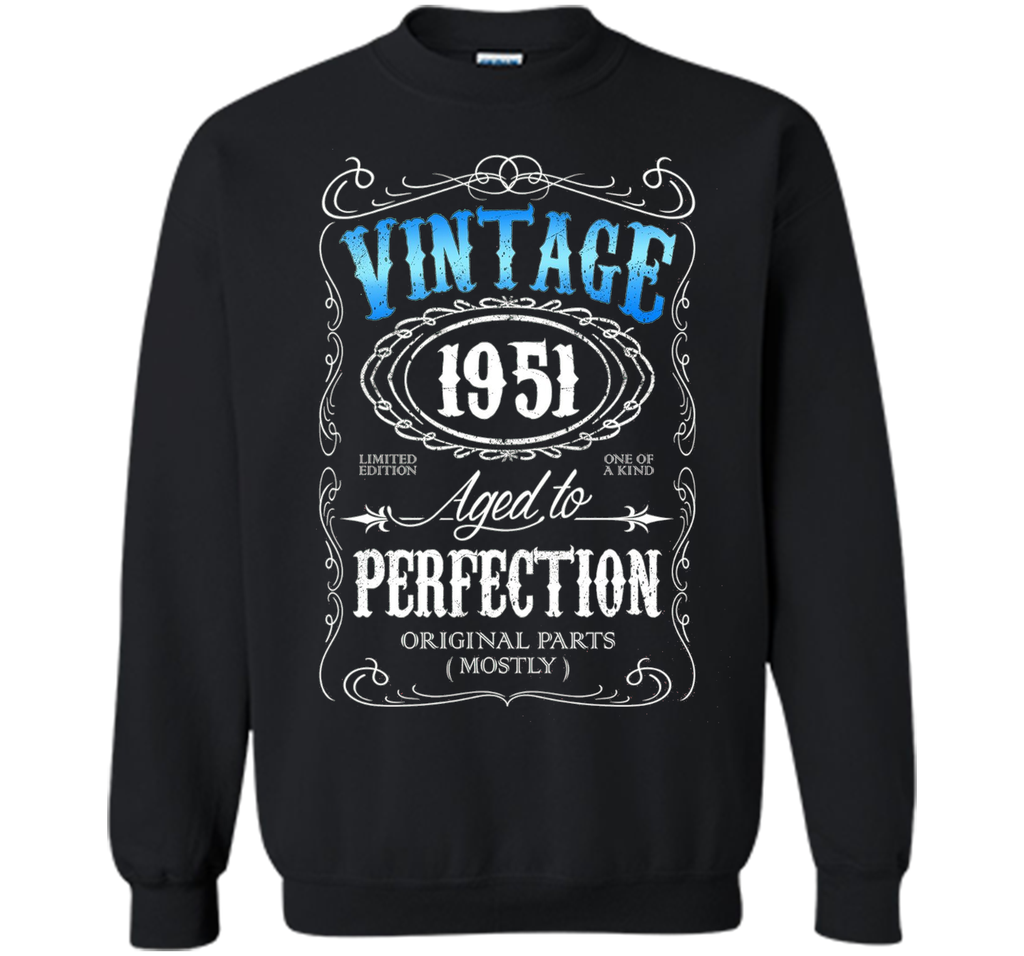 Vintage 1951 aged to perfection 65th birthday gift t shirt