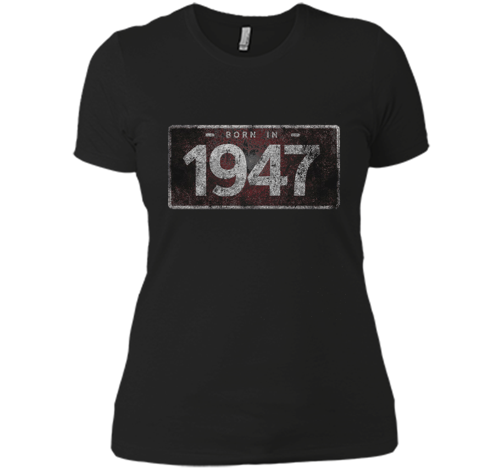 Men's 1947 License Plate 69th Birthday 69 Years Old Funny T-Shirt