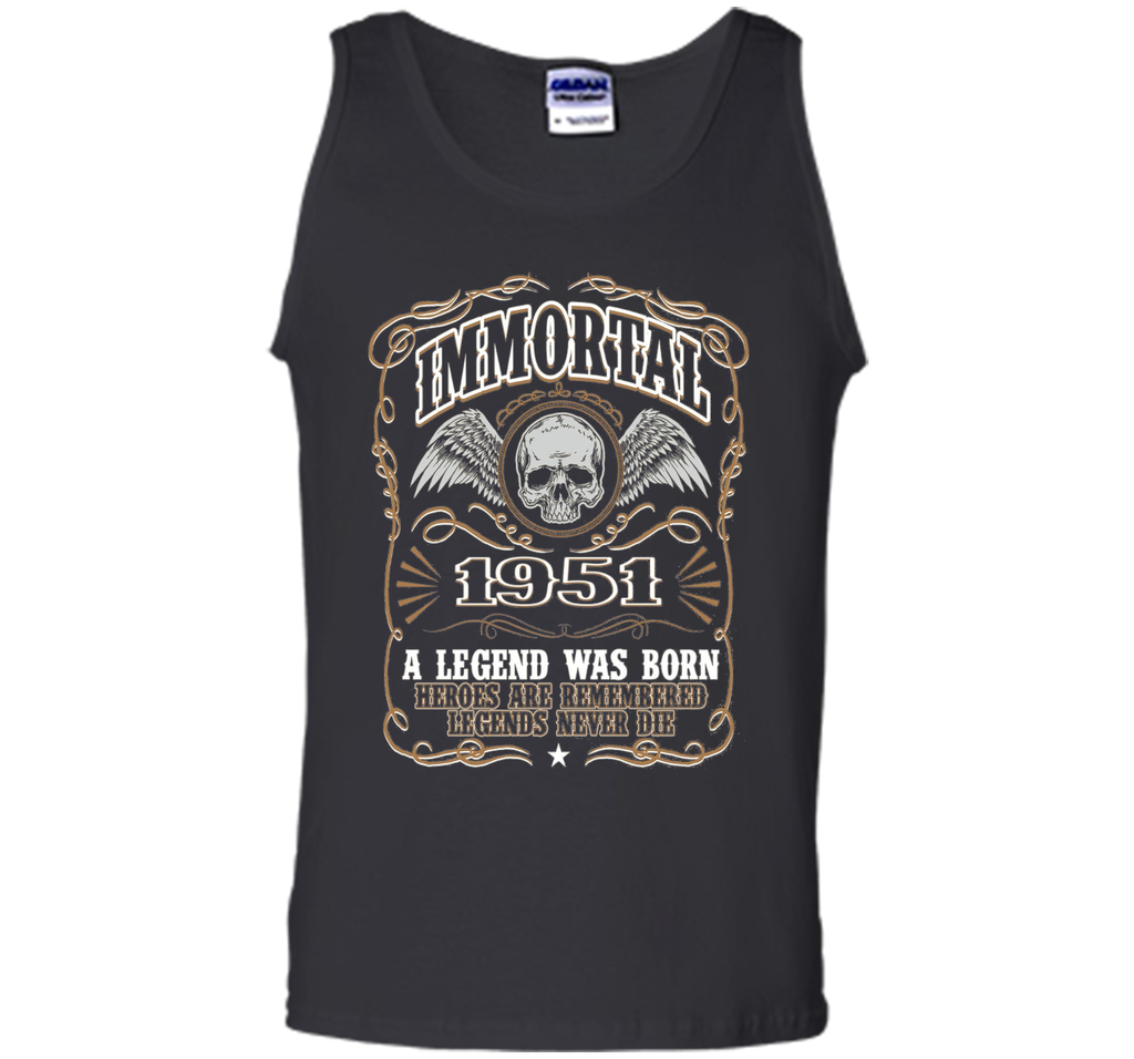 Immortal 1951 T-Shirt. 65th Birthday Gift For Men.