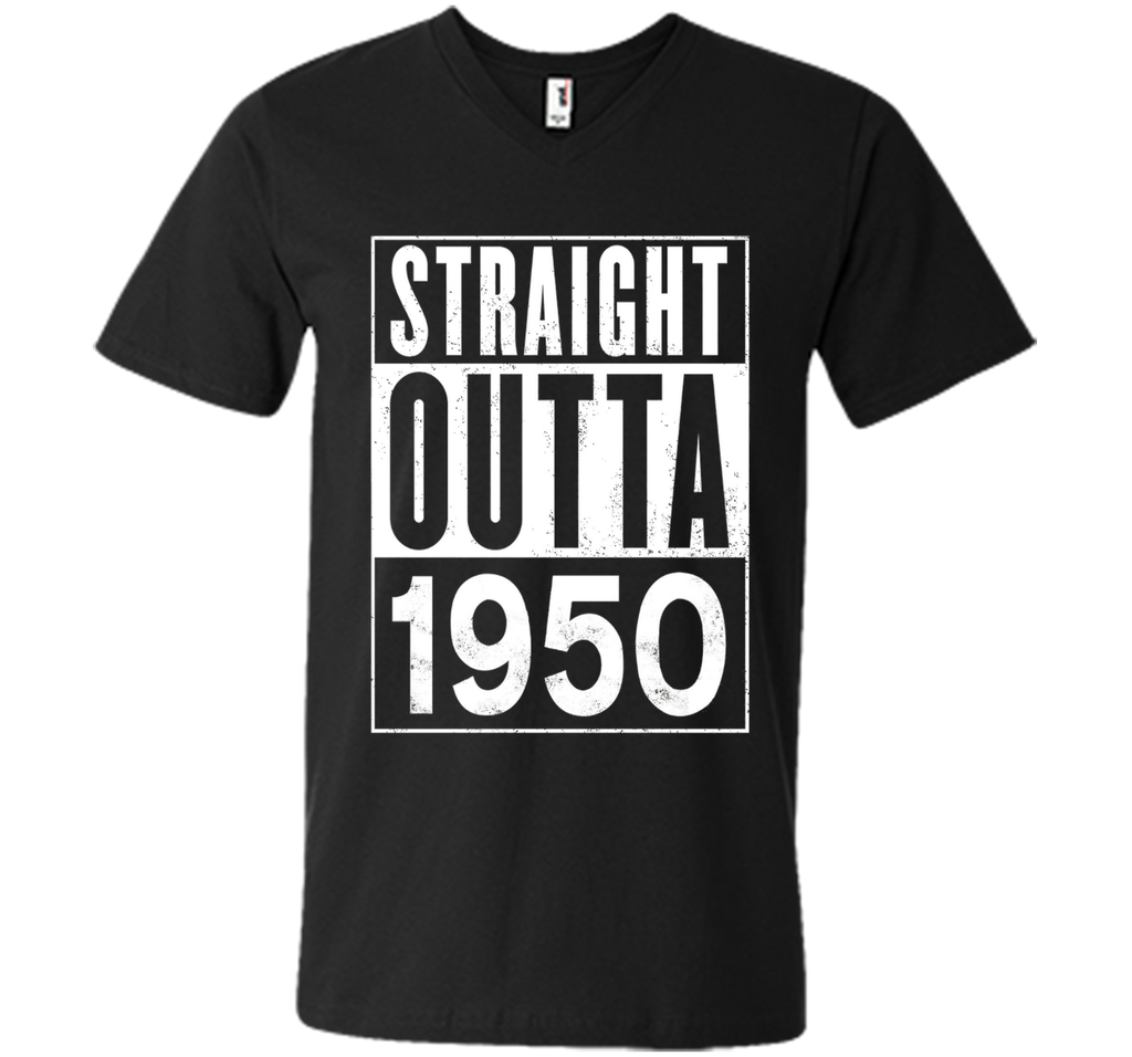 Straight Outta 1950 Year 67th Birthday Year Funny T-Shirt