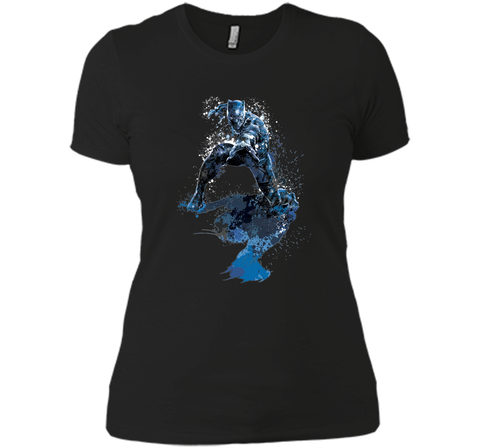 Black Panther Paint Splatter Graphic T-Shirt