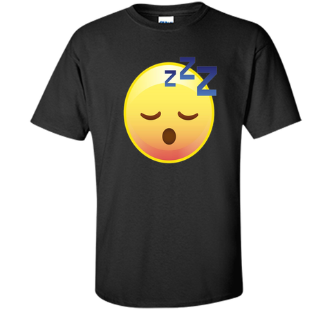 Cute Sleeping Emoji Zzz T-Shirt - Perfect for Pajamas & PJs