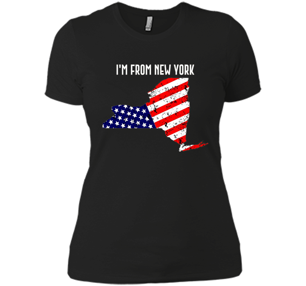 Proud of New York  USA flag Independence day Tshirt