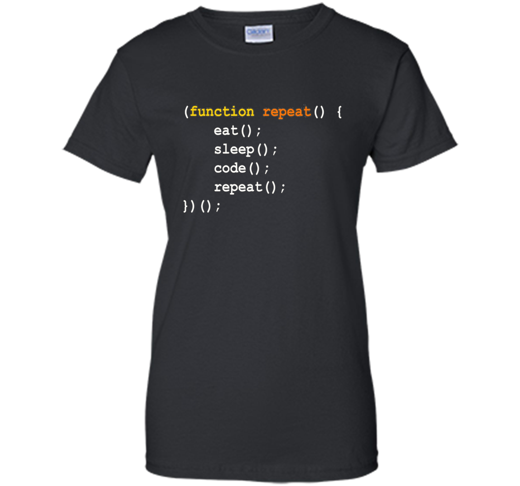 Eat Sleep Code Repeat - Funny T-shirt