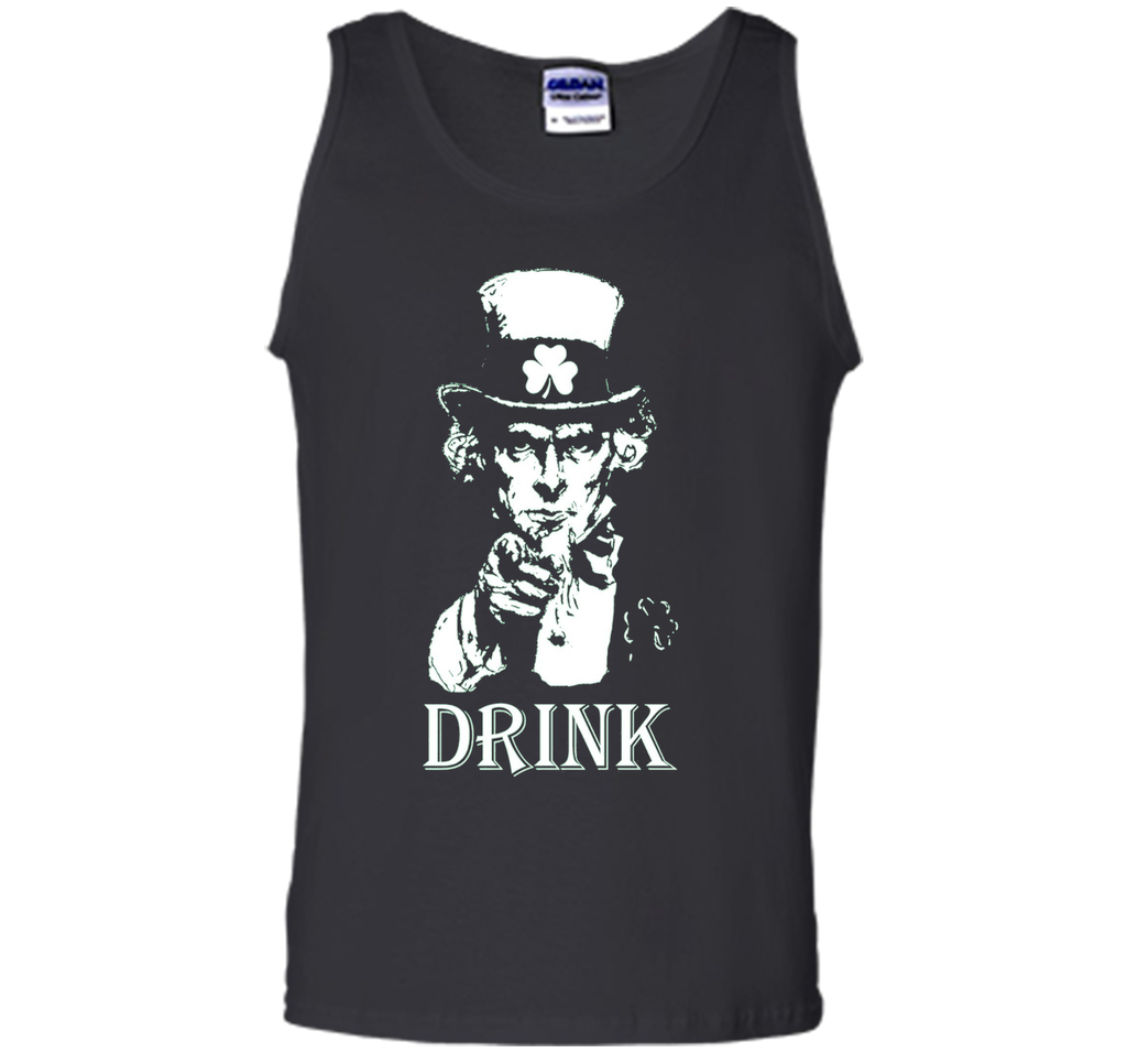 Irish Leprechaun Uncle Sam St Patricks Day Funny T-Shirt