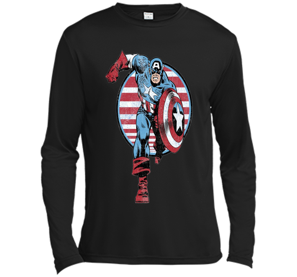 Captain America Charge Graphic T-Shirt