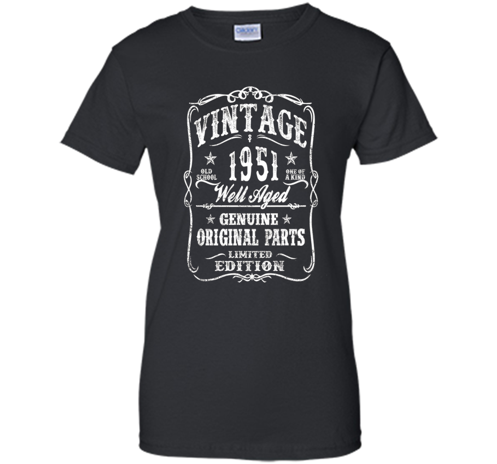 Vintage  1951 aged to perfection 65th birthday gift t shirt