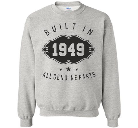 Built In 1949 All Genuine Parts Birthday Gift Unisex T-Shirt