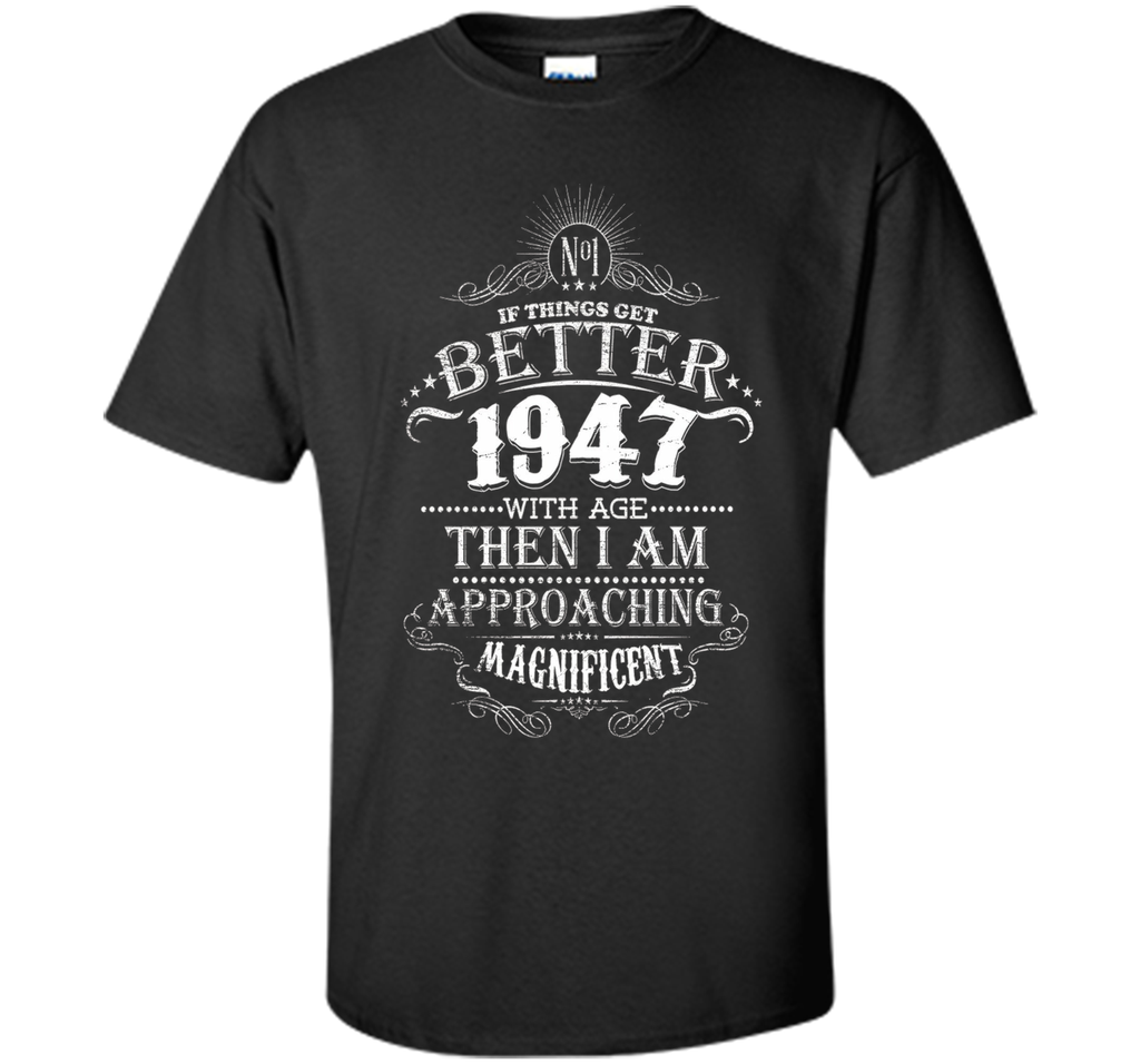 69th Years Old 1947 Vintage Awesome T-Shirt Gift Birthday