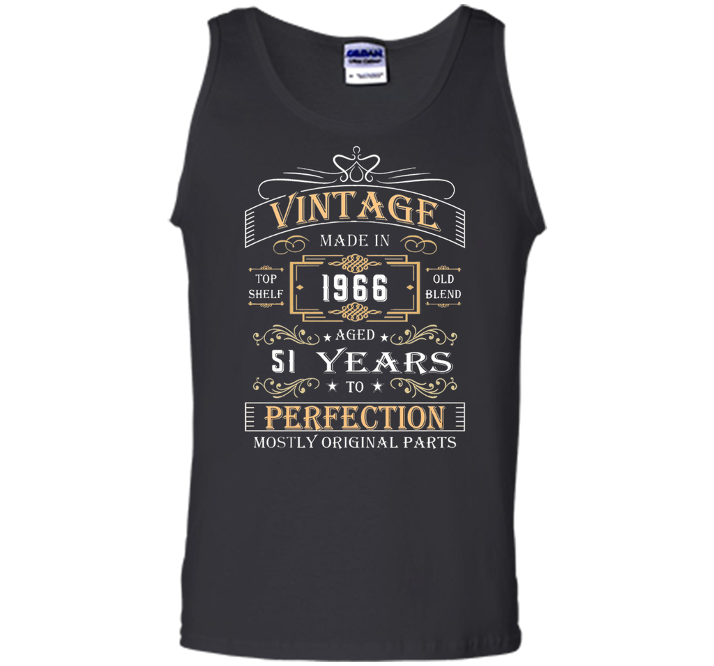Vintage Age 51 Years 1966 Perfect 51st Birthday Gift T-Shirt