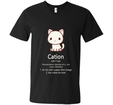Cute Science Cat T-Shirt Kawaii Cation Chemistry Pawsitive