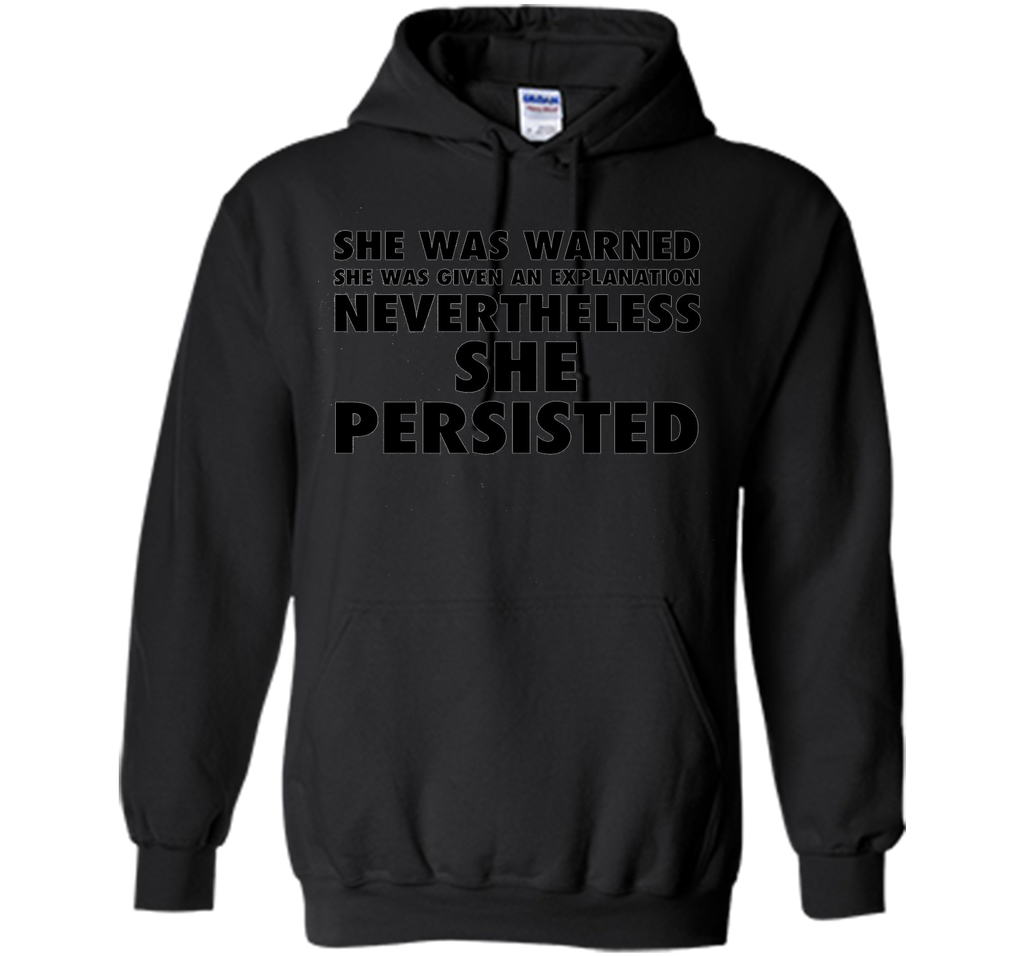 She Was Warned Nevertheless She Persisted Tee Shirt (1)