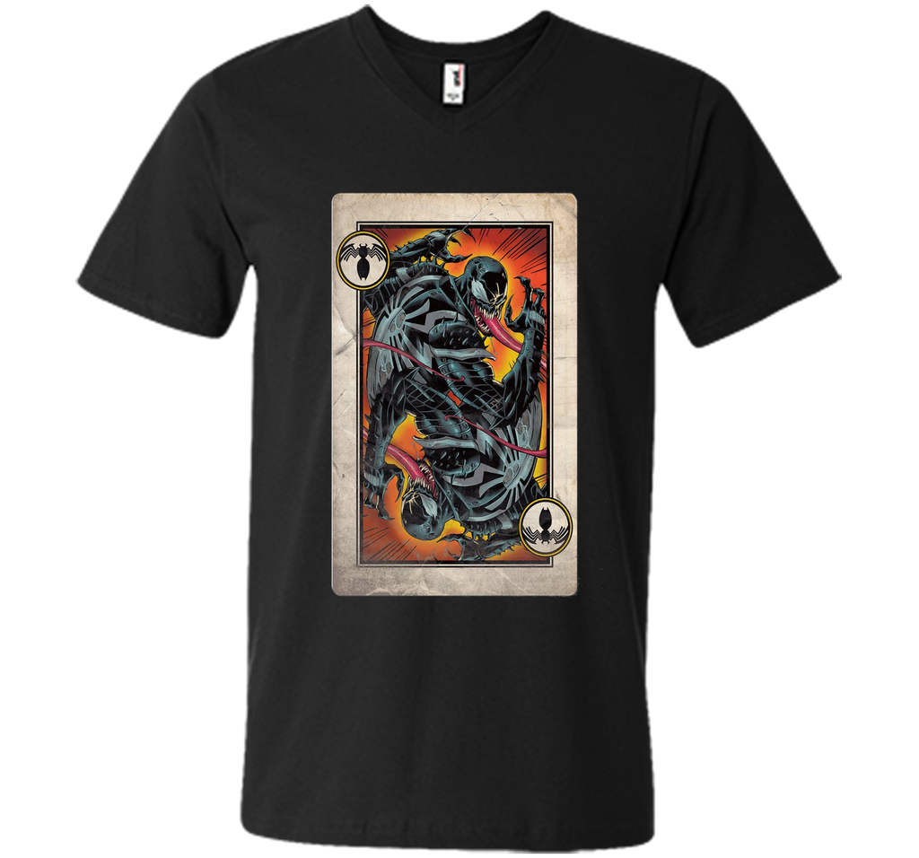 Venom Playing Card Graphic T-Shirt