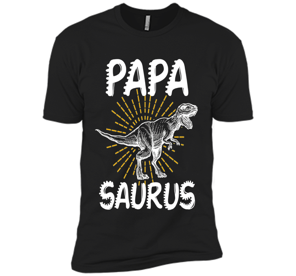 Dinosaur Papa  Proud Papa T- Shirt  Fathers Day Gift