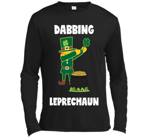 Dabbing Leprechaun St. Patricks Day Tshirt for Boys Girls