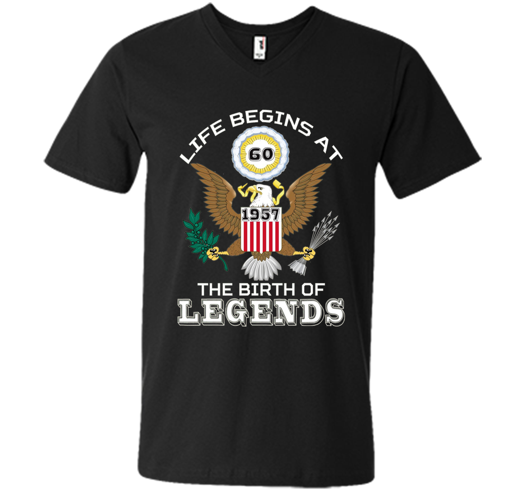 Life begins at 60 - The Birth of Legends 1957 T Shirt cool shirt