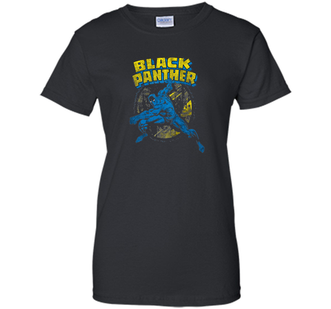 Black Panther Retro Graphic T-Shirt
