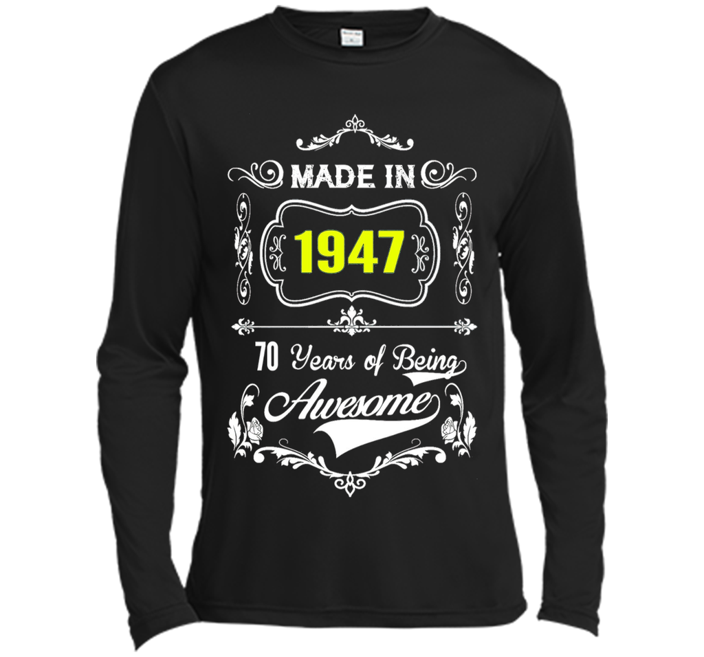 Made in 1947 Tshirt 70th Birthday 70 Years Gift