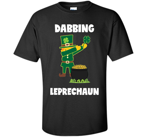 Dabbing Leprechaun St. Patricks Day Tshirt for Boys Girls