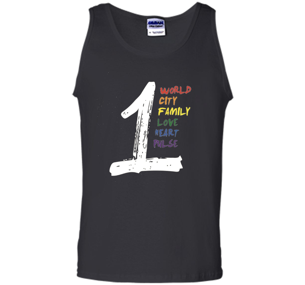 One pulse T-shirt - World City Family Love Heart Pulse