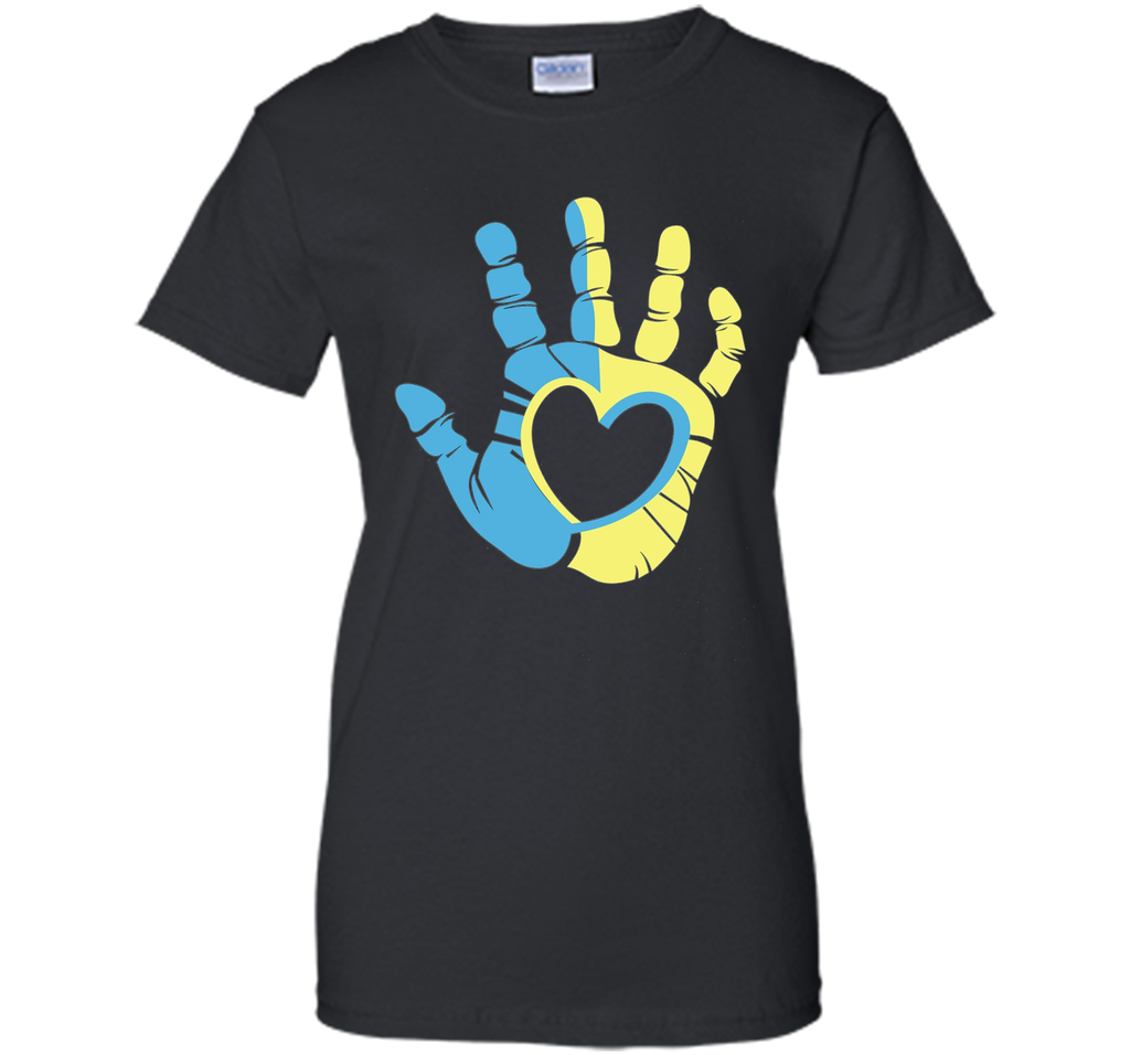 Down Syndrome Awareness Hand Unisex Tshirt
