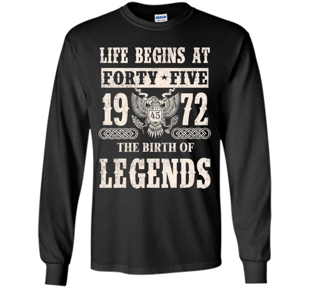Life Begin At Forty-Five 1972 T Shirt