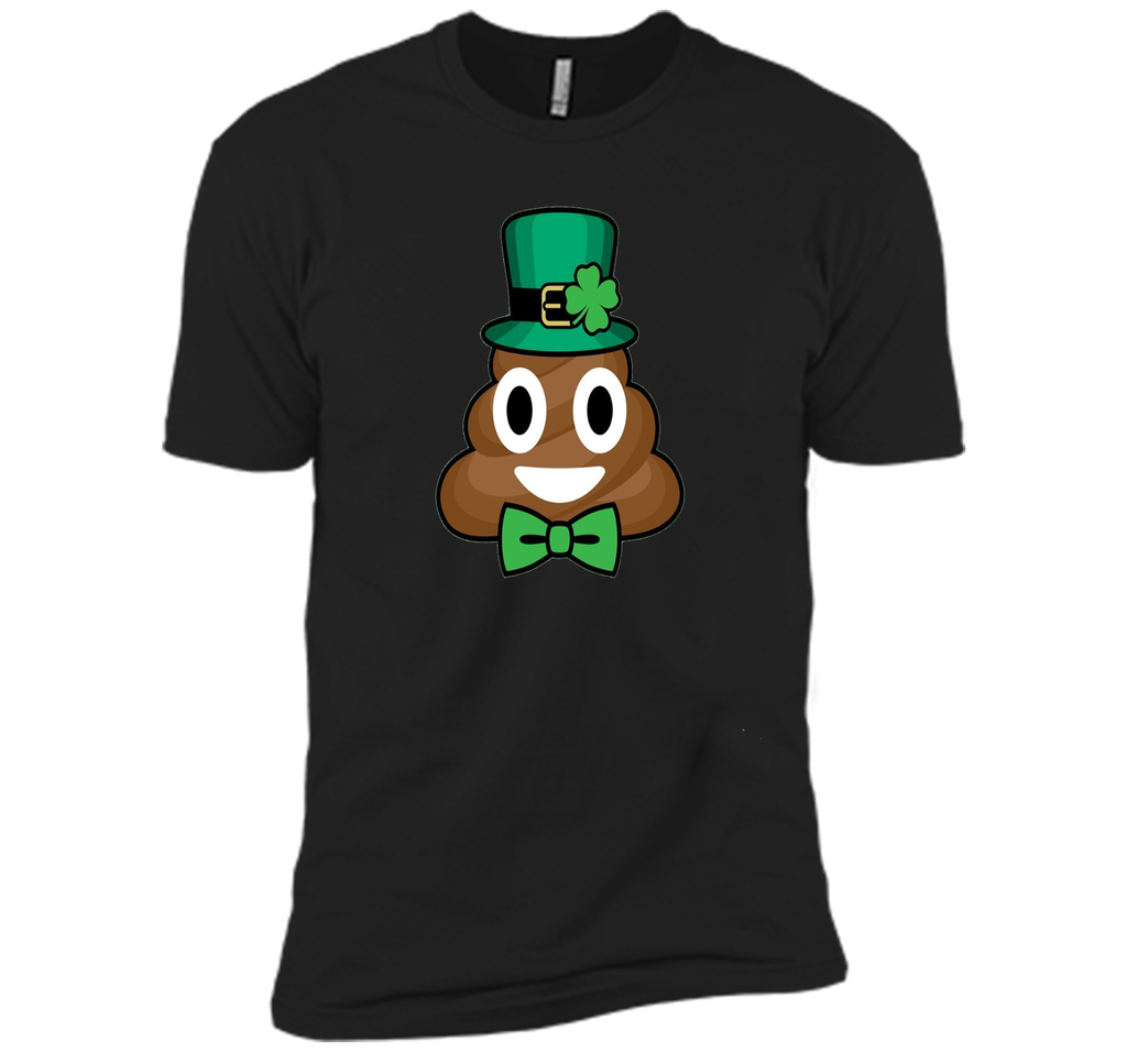 Leprechaun Costume Poop Emoji Funny St Patricks Day T-Shirt