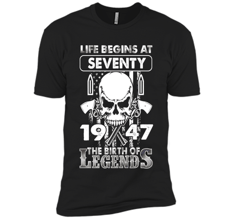 70th Birthday Gifts 1947 The Birth Of Legends T-Shirt t-shirt