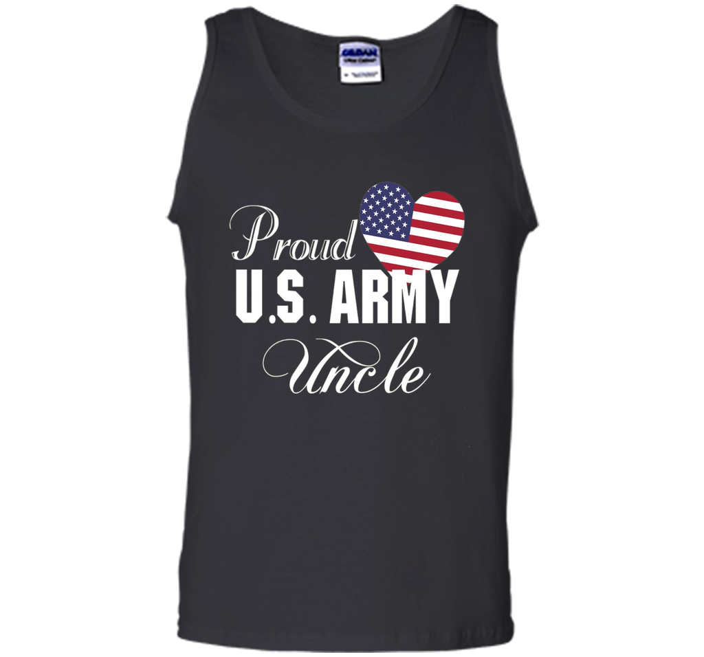 Gift for Father's Day - Proud U.S. Army Uncle Heart T-shirt