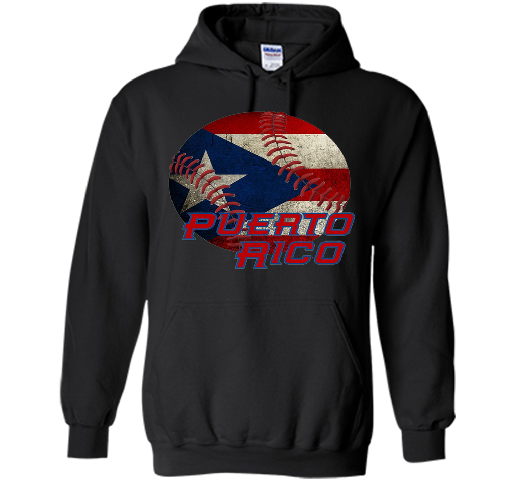 Puerto Rico Baseball Flag T Shirt Boricua Pride Tee