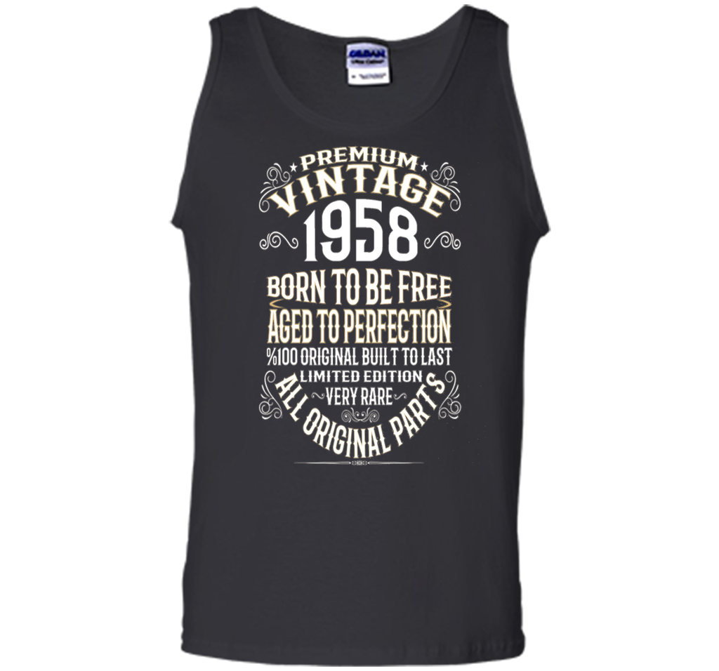 Premium Vintage 1958 Aged To Perfection 100% Genui T-Shirt