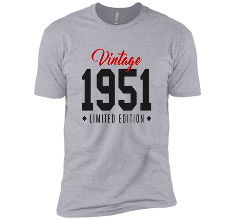 65th Birthday Gift T-Shirt Vintage 1951 Limited Edition Red