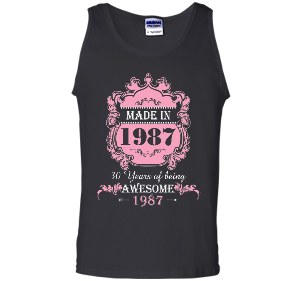Made In 1987 T Shirt- 30 Years Old 30th Birthday Gift