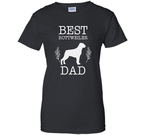 Best Rottweiler Dad Shirt Father's Day Gift Dog Lover Daddy