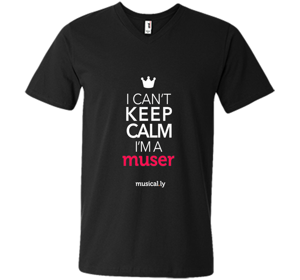 musical.ly keep calm classic T-Shirt (Fitted Cut)