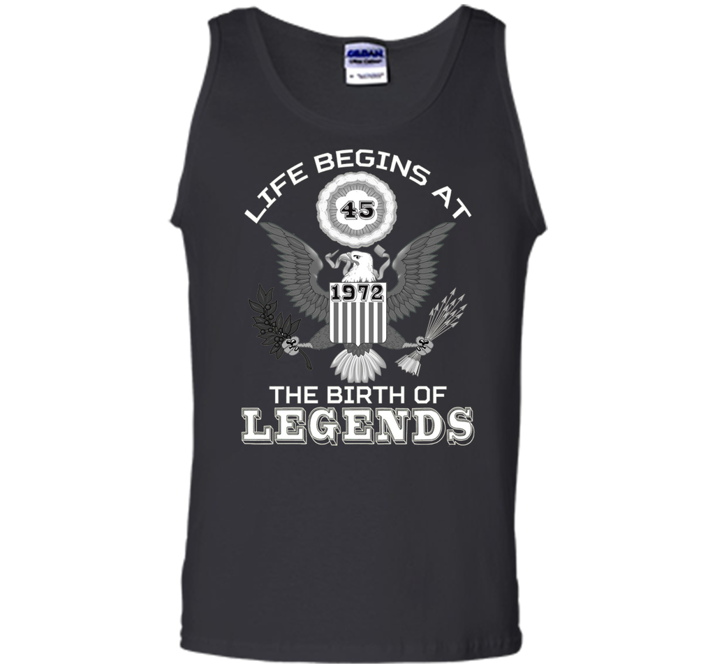 Life Begins at 45 T Shirt The Birth of Legends Tee Gift cool shirt
