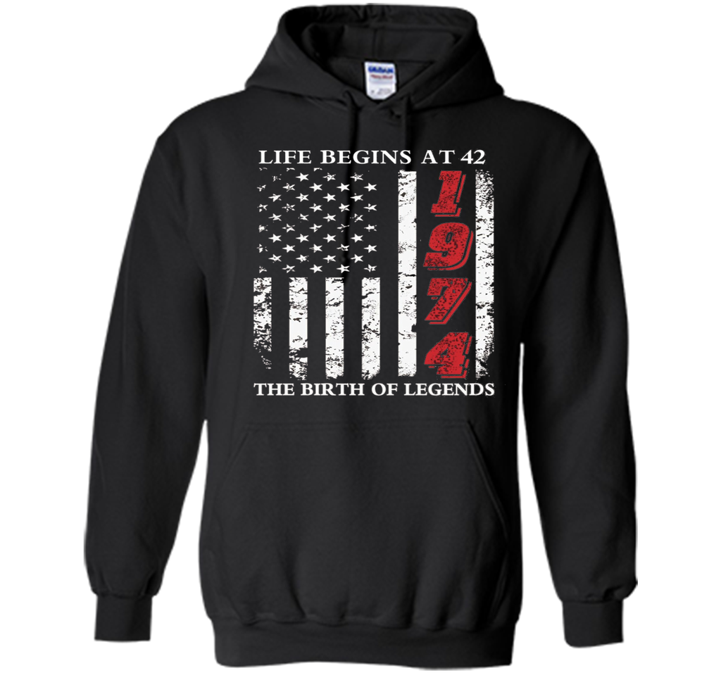 Life Begins At 42 The Birth Of Legends t-shirt