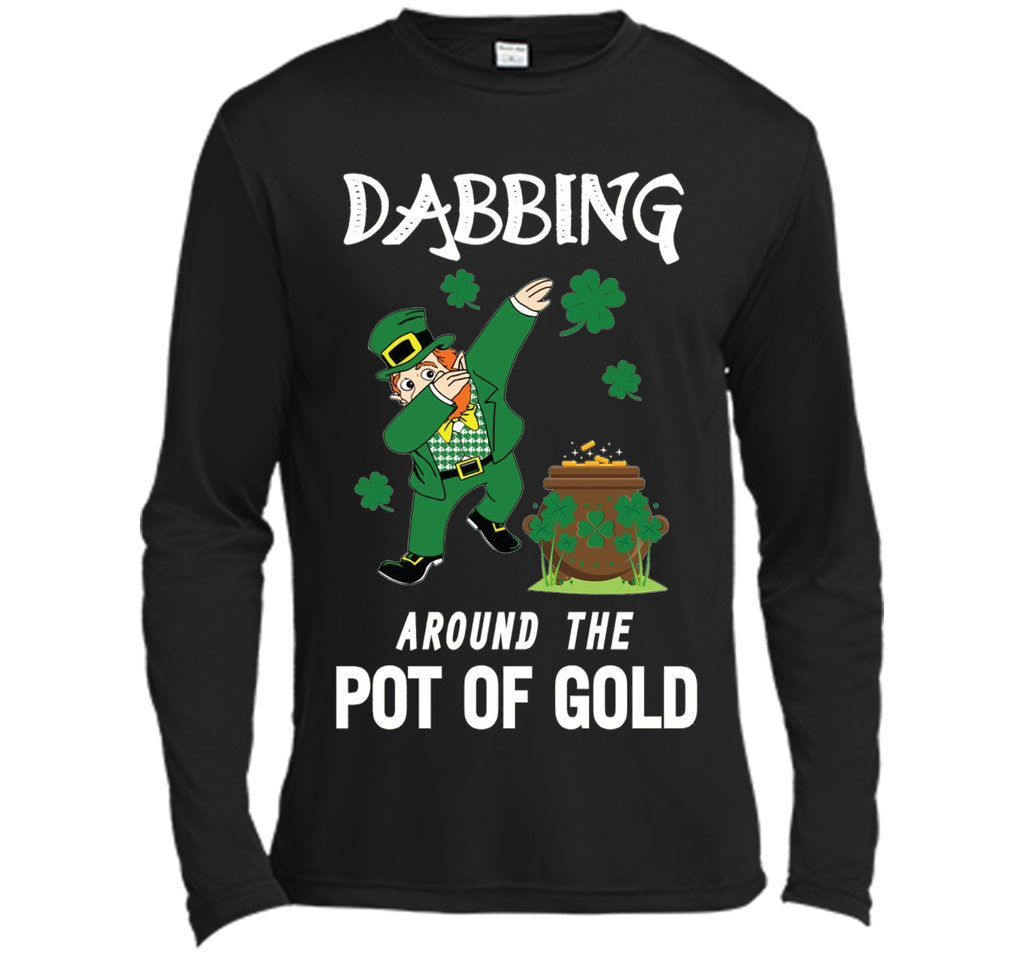Dabbing Leprechaun Saint Patricks Day T-Shirt for Boys Girls